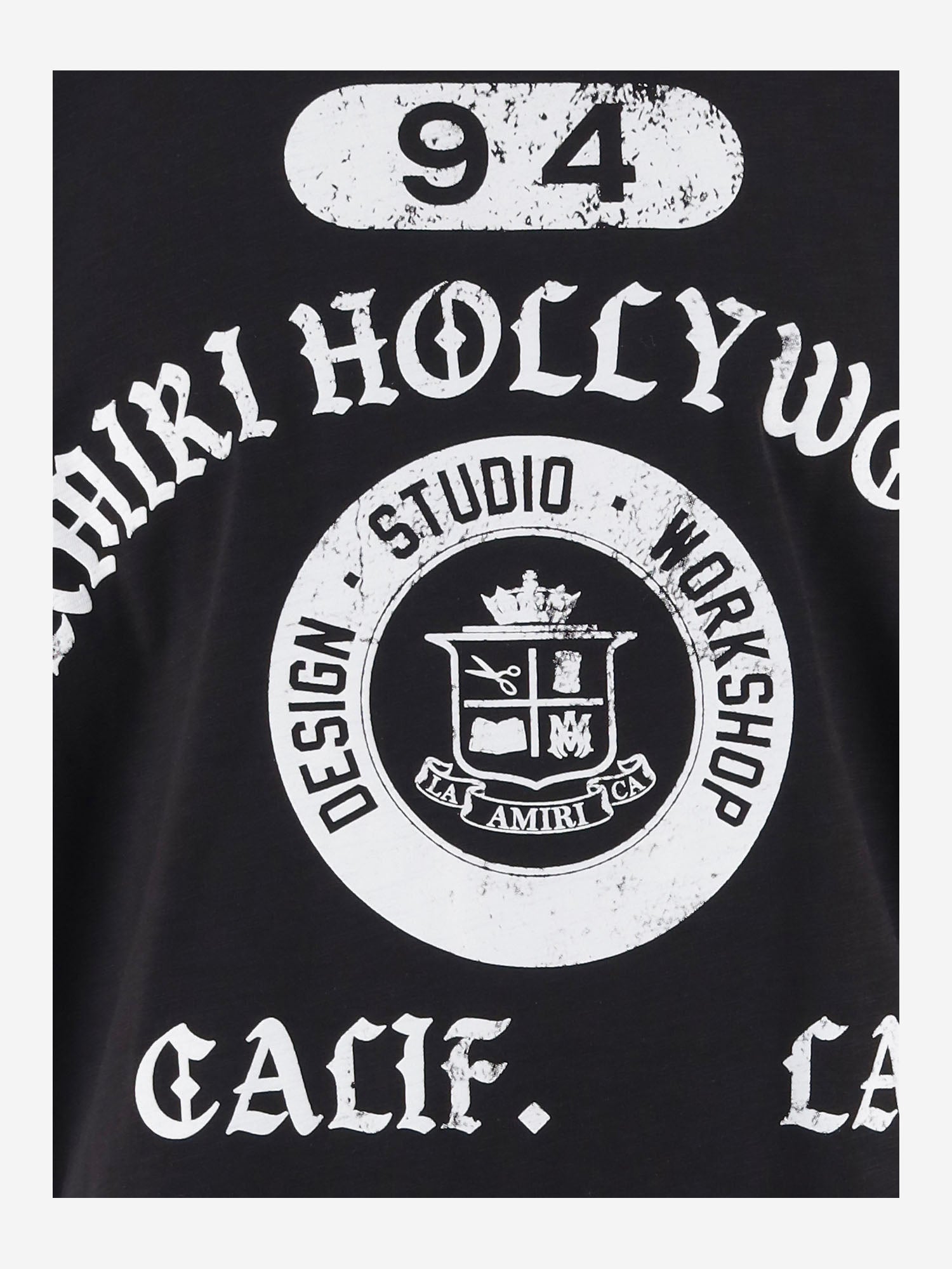 T-SHIRT IN COTONE CON STAMPA LOGO AM426JR025 0002 AMIRI 