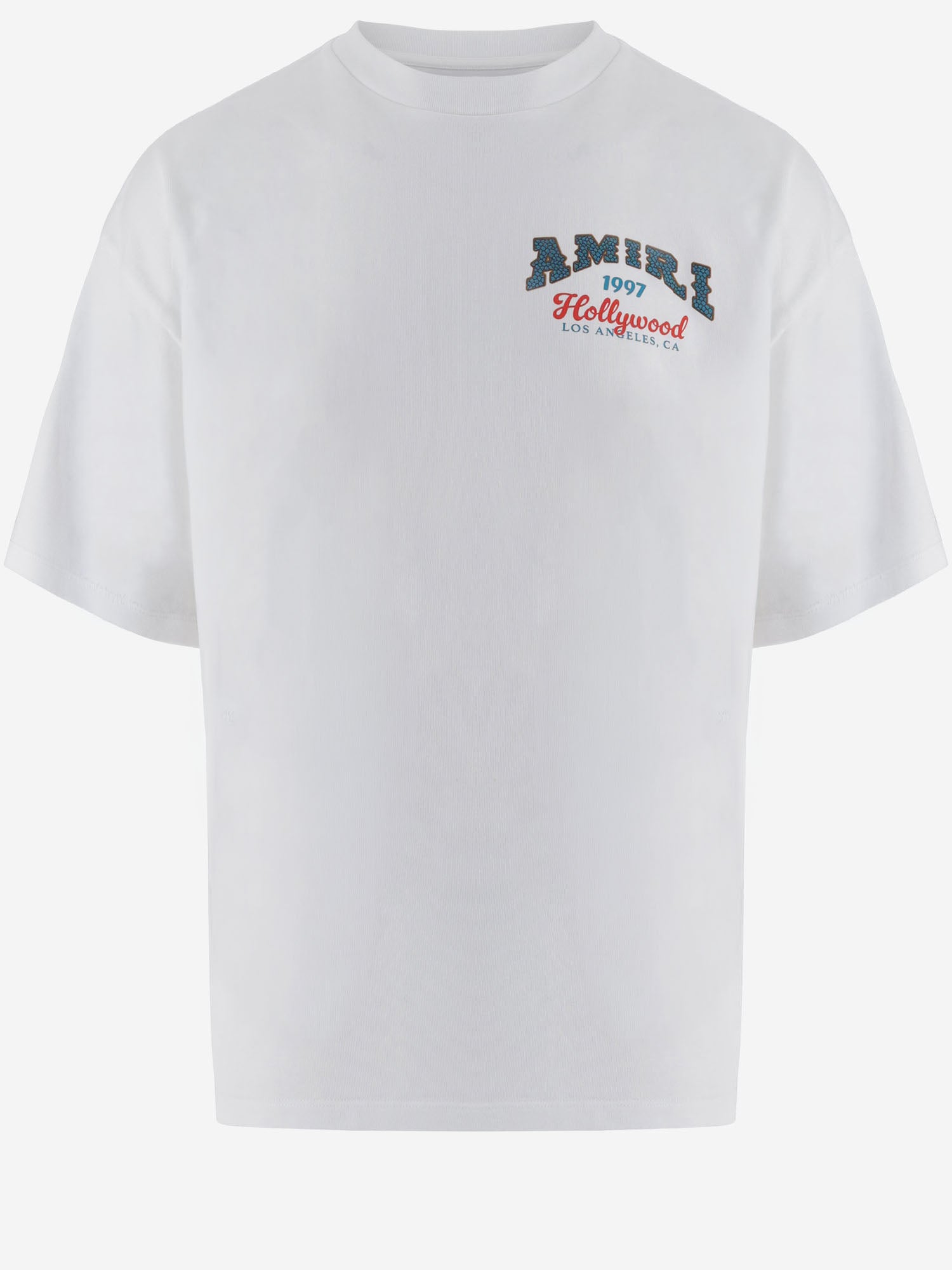 T-SHIRT IN COTONE CON STAMPA LOGO AM426JR034 003O AMIRI 