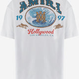 T-SHIRT IN COTONE CON STAMPA LOGO AM426JR034 003O AMIRI 