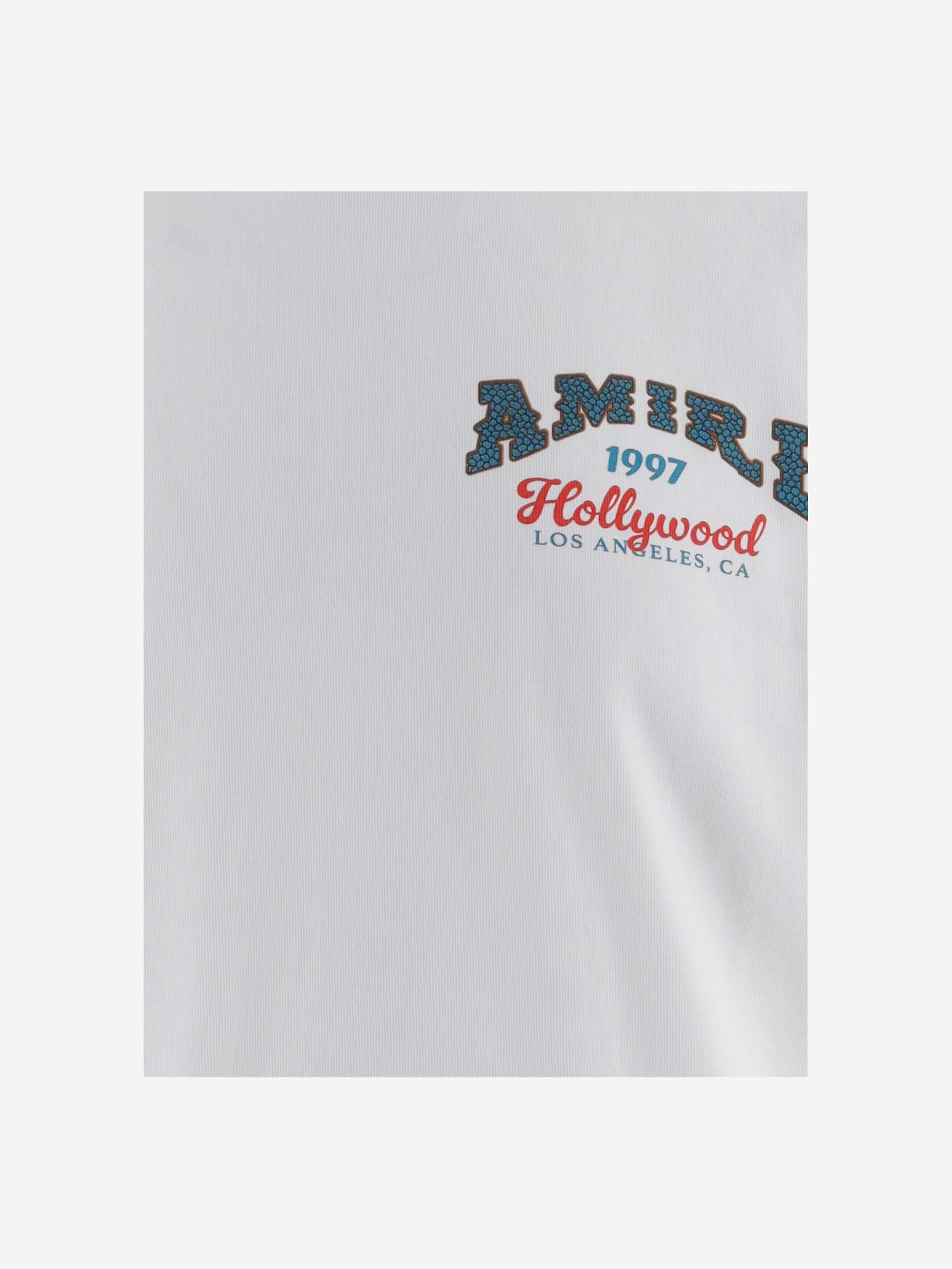 T-SHIRT IN COTONE CON STAMPA LOGO AM426JR034 003O AMIRI 