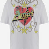 T-SHIRT IN COTONE CON STAMPA LOGO AM426JR037 003O AMIRI 