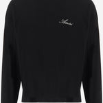 FELPA IN COTONE STRETCH CON STAMPA AM426JR064 0002 AMIRI 