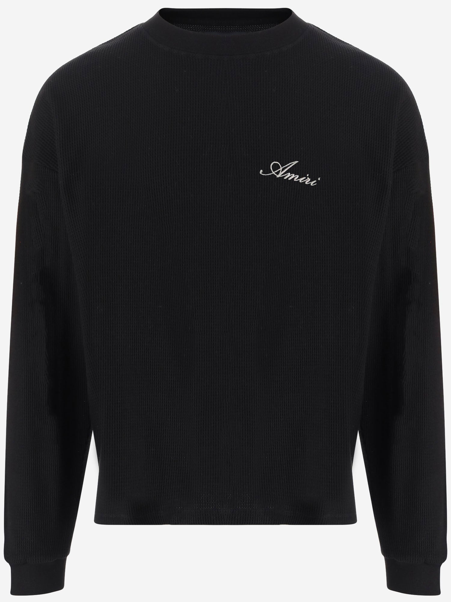 FELPA IN COTONE STRETCH CON STAMPA AM426JR064 0002 AMIRI 