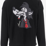 FELPA IN COTONE STRETCH CON STAMPA AM426JR064 0002 AMIRI 
