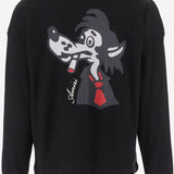 FELPA IN COTONE STRETCH CON STAMPA AM426JR064 0002 AMIRI 