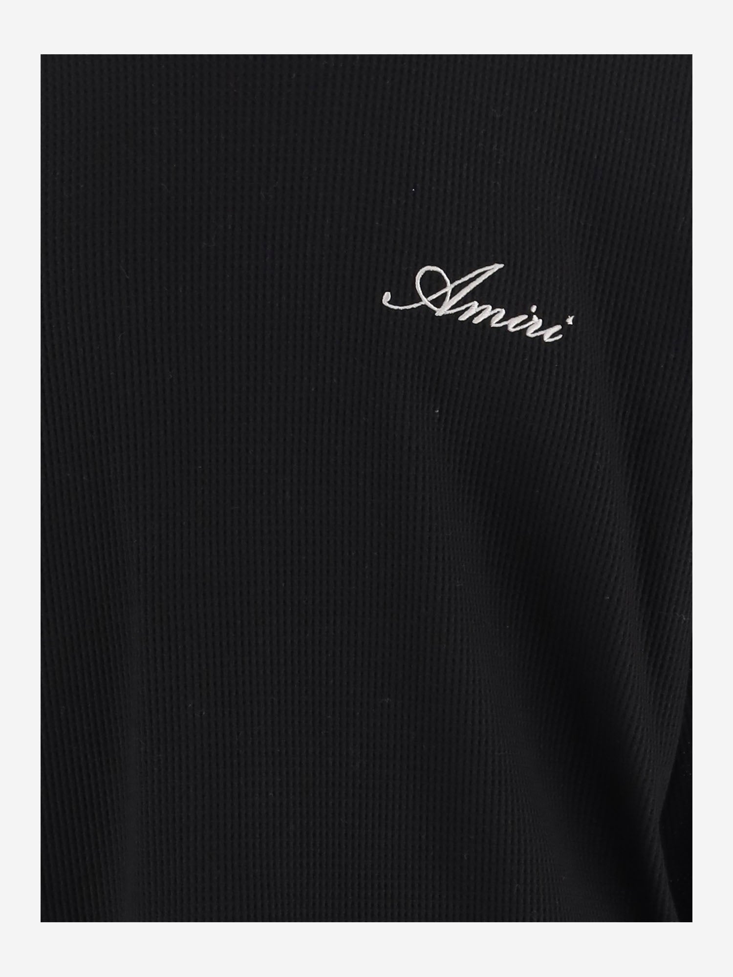 FELPA IN COTONE STRETCH CON STAMPA AM426JR064 0002 AMIRI 