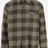 CAMICIA IN COTONE CON MOTIVO A QUADRI AM426SH063 004G AMIRI 