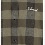 CAMICIA IN COTONE CON MOTIVO A QUADRI AM426SH063 004G AMIRI 
