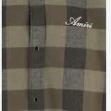 CAMICIA IN COTONE CON MOTIVO A QUADRI AM426SH063 004G AMIRI 