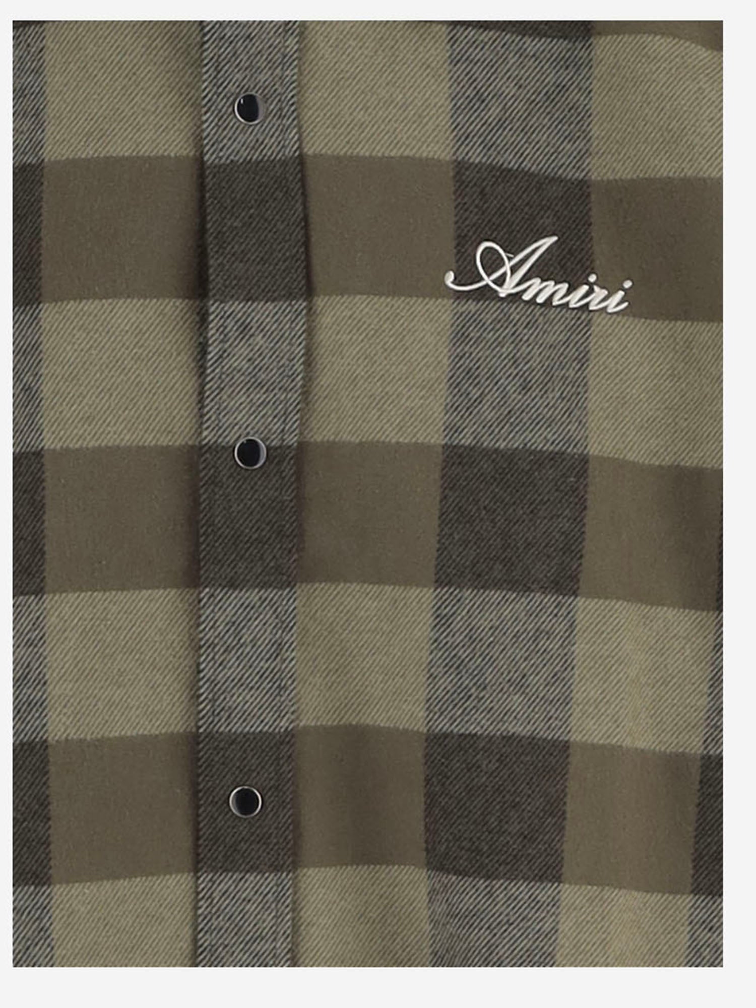 CAMICIA IN COTONE CON MOTIVO A QUADRI AM426SH063 004G AMIRI 