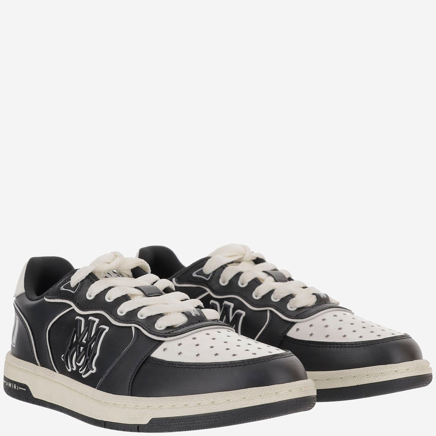 SNEAKERS IN PELLE CON LOGO AMSNSN 1061001 AMIRI 