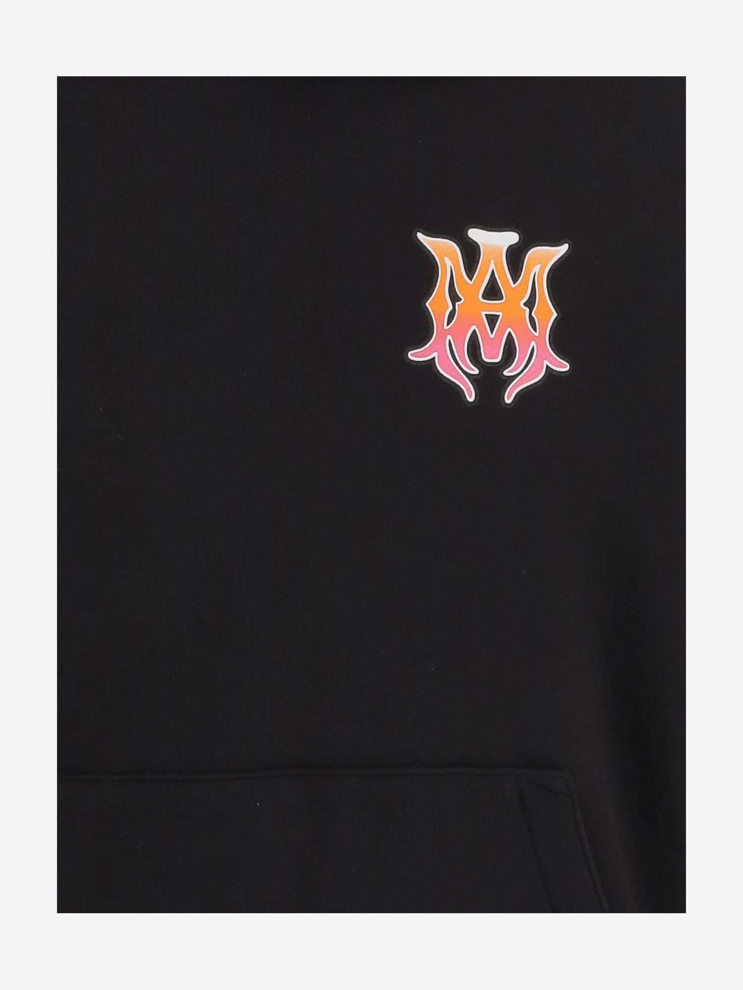 FELPA CON CAPPUCCIO IN COTONE CON LOGO AMTOJR 1169001 AMIRI 