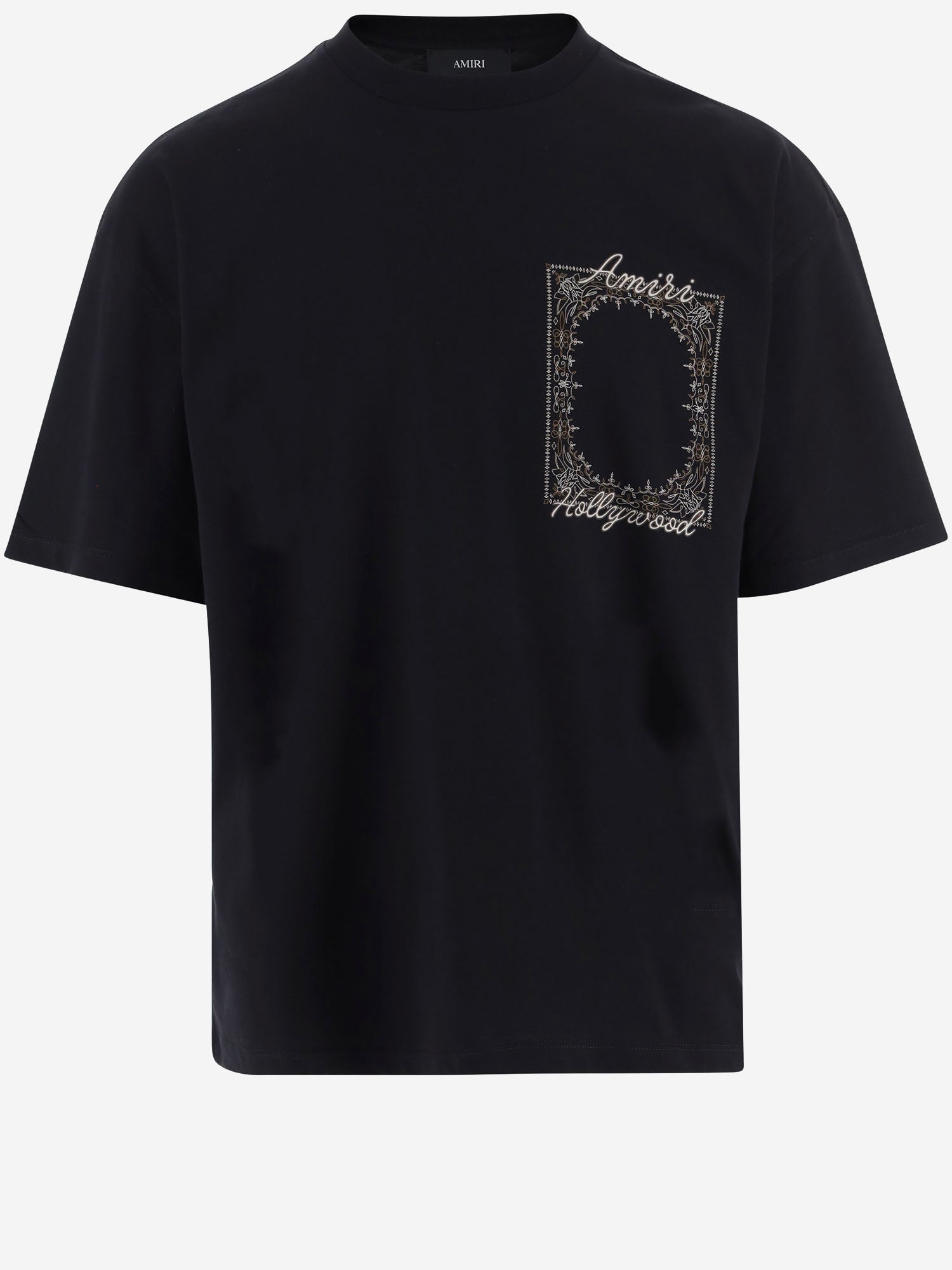 T-SHIRT IN COTONE CON LOGO JR004 0002 AMIRI 