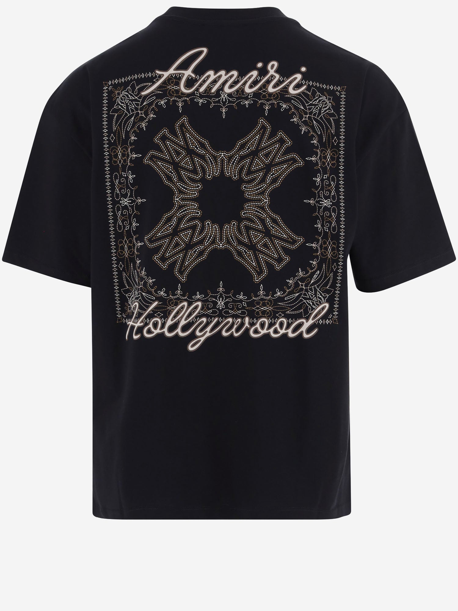 T-SHIRT IN COTONE CON LOGO JR004 0002 AMIRI 