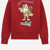 FELPA TIGER CREW IN COTONE ACTOJR 1023600 AMIRI KIDS 
