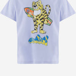 T-SHIRT IN COTONE STRETCH CON STAMPA ACTOJR 1031576 AMIRI KIDS 