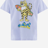 T-SHIRT IN COTONE STRETCH CON STAMPA ACTOJR 1031576 AMIRI KIDS 