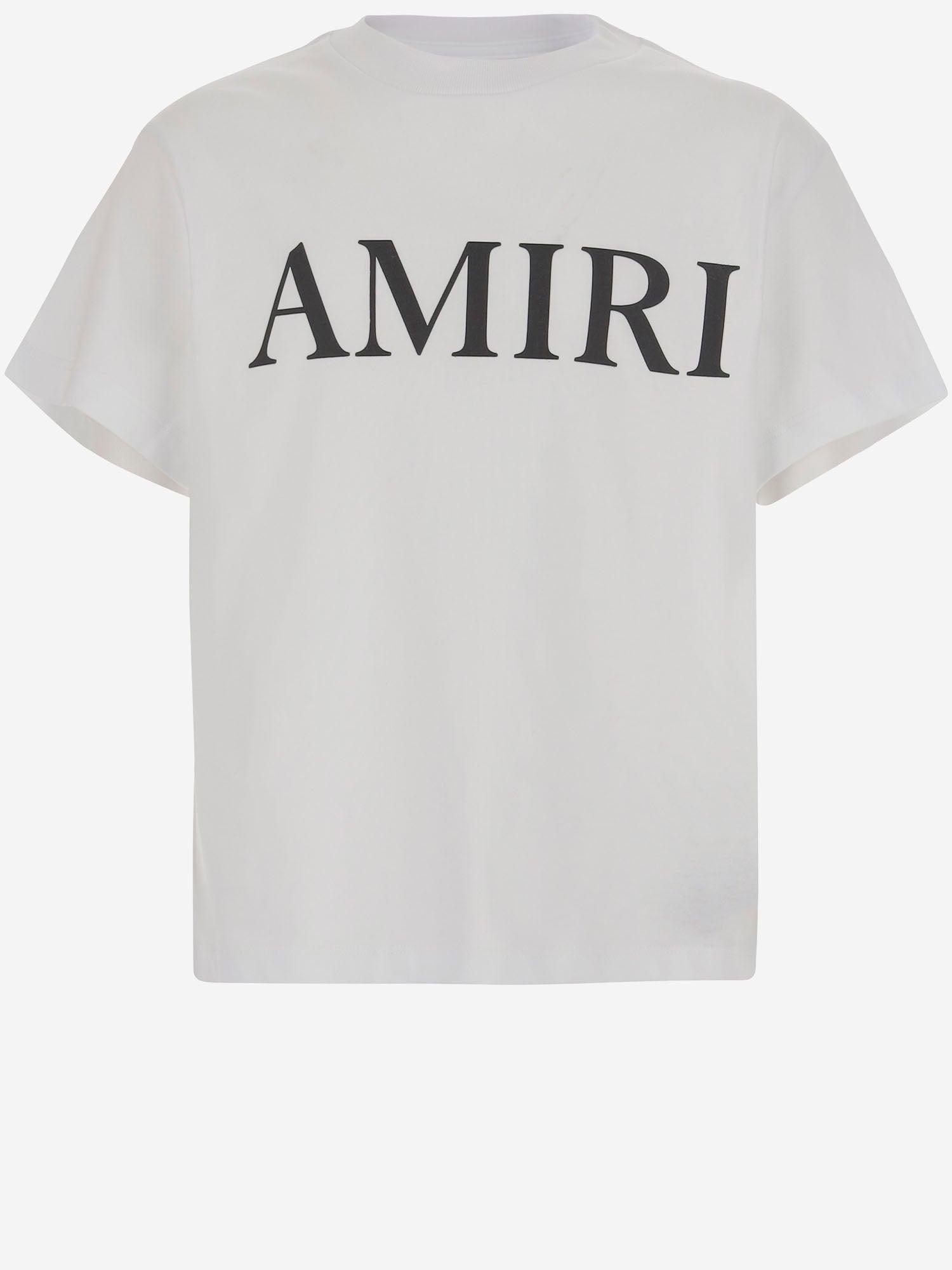 T-SHIRT IN COTONE CON STAMPA LOGO AKJYTE1013 100 AMIRI KIDS 