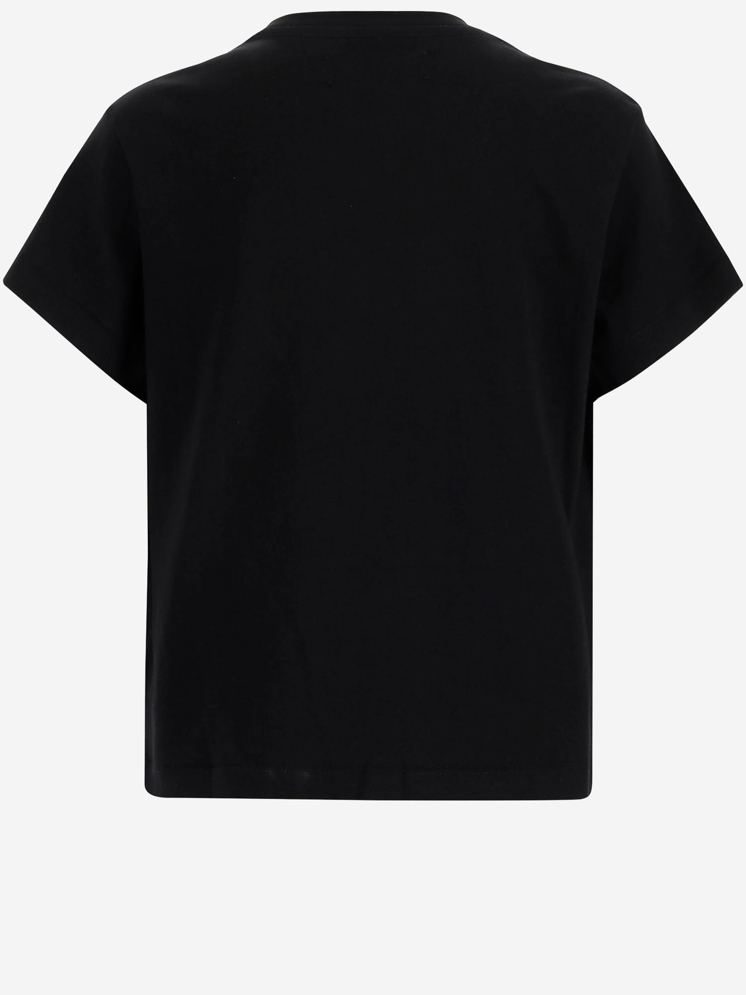 T-SHIRT IN COTONE CON STAMPA LOGO PXKJT062 EX AKJYTE1011 001 AMIRI KIDS 