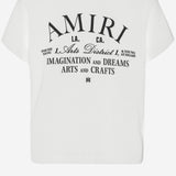 T-SHIRT IN COTONE CON STAMPA LOGO PXKJT062 EX AKJYTE1011 100 AMIRI KIDS 