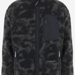 GIUBBOTTO REVERSIBILE IN FLEECE E NYLON CON LOGO 5746281033 020 AND WANDER 