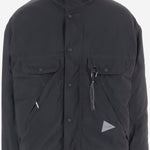 GIUBBOTTO REVERSIBILE IN FLEECE E NYLON CON LOGO 5746281033 020 AND WANDER 