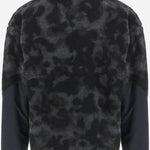 GIUBBOTTO REVERSIBILE IN FLEECE E NYLON CON LOGO 5746281033 020 AND WANDER 