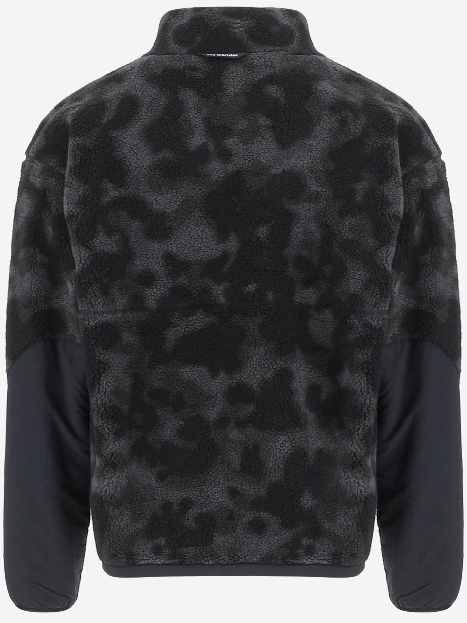 GIUBBOTTO REVERSIBILE IN FLEECE E NYLON CON LOGO 5746281033 020 AND WANDER 