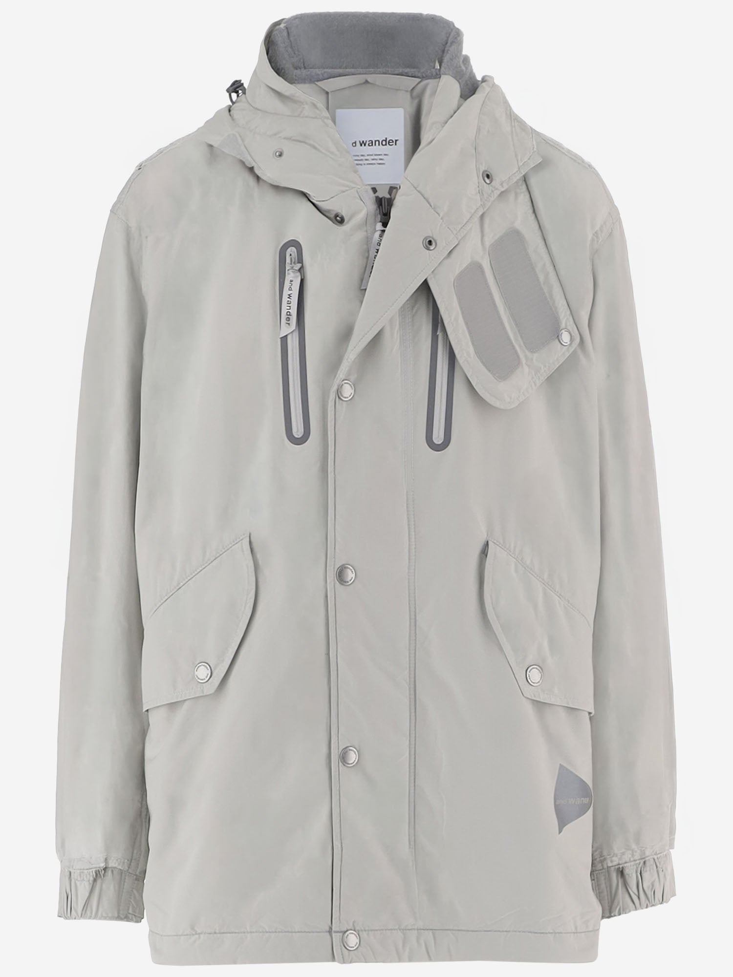 GIUBBOTTO IN MISTO NYLON CON CAPPUCCIO 5746281035 021 AND WANDER 