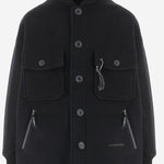 GIUBBOTTO IN MISTO LANA CON LOGO 5746281050 010 AND WANDER 