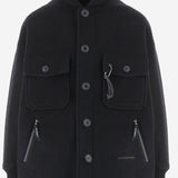 GIUBBOTTO IN MISTO LANA CON LOGO 5746281050 010 AND WANDER 