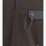 MAGLIA IN COTONE CON COLLO ALTO E LOGO 5746284086 052 AND WANDER 