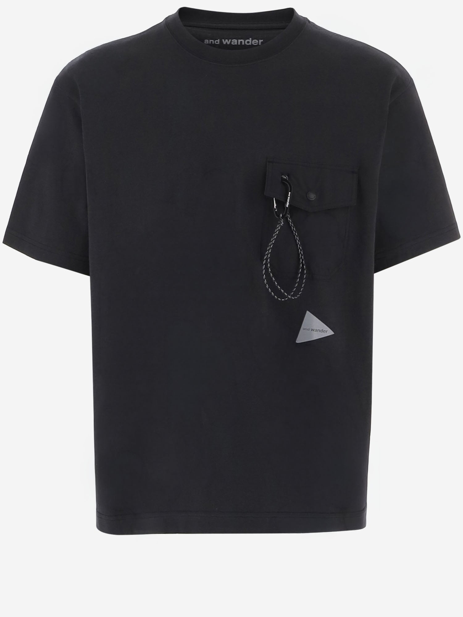 T-SHIRT IN COTONE CON LOGO 5746284097 010 AND WANDER 