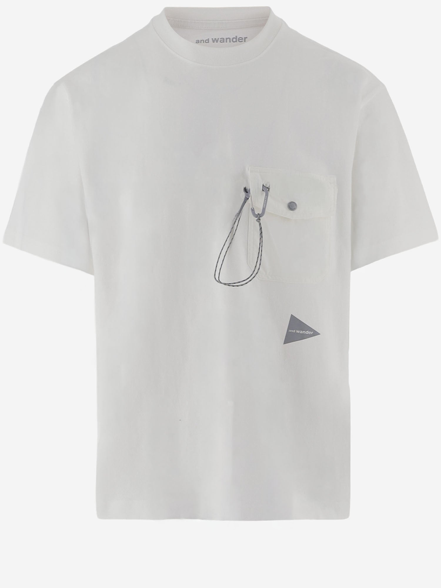 T-SHIRT IN COTONE CON LOGO 5746284097 031 AND WANDER 