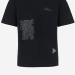 T-SHIRT IN MISTO COTONE CON LOGO 5746284105 010 AND WANDER 