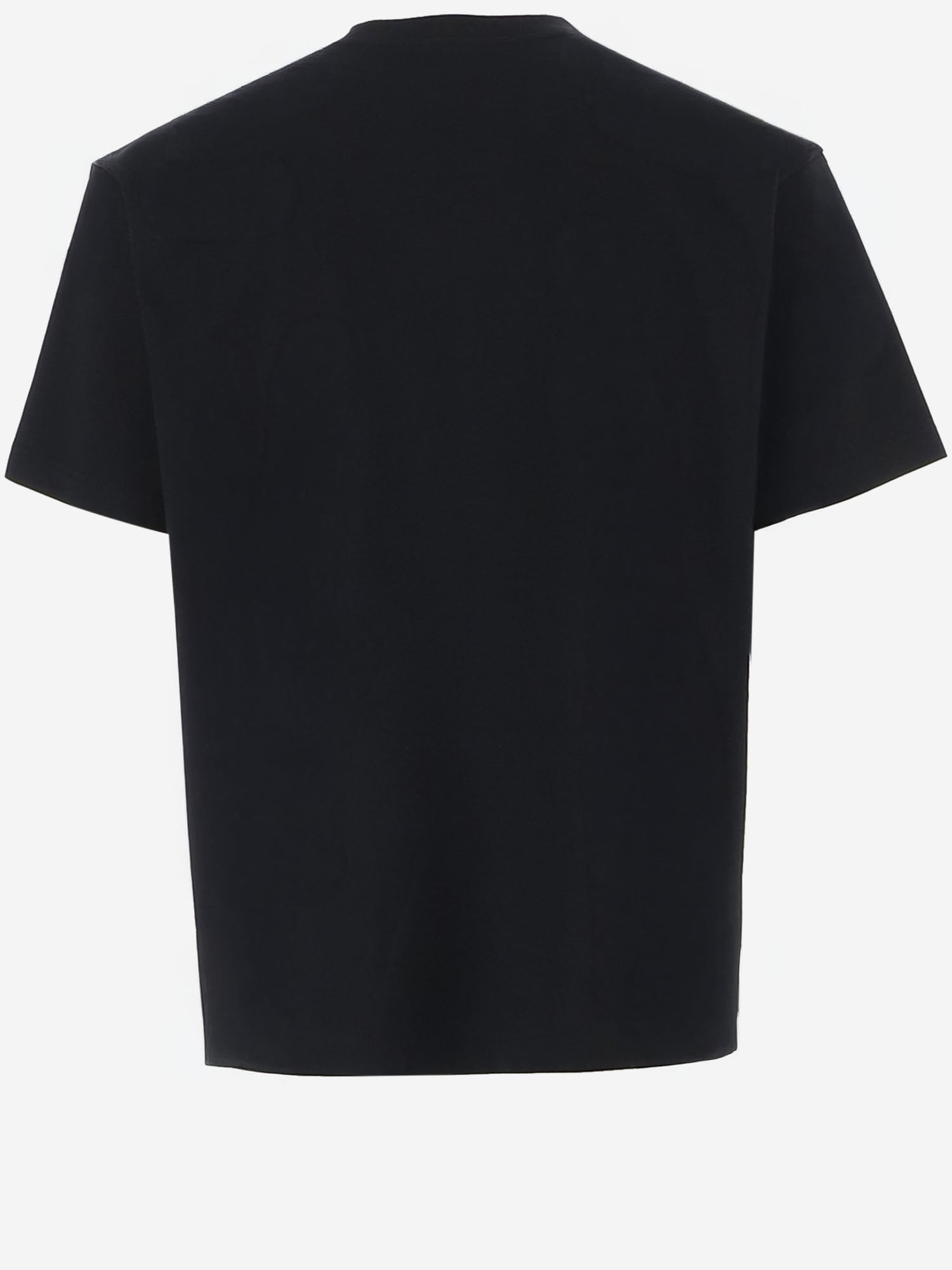 T-SHIRT IN MISTO COTONE CON LOGO 5746284122 010 AND WANDER 