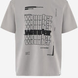 T-SHIRT IN MISTO COTONE CON LOGO 5746284122 020 AND WANDER 