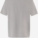 T-SHIRT IN MISTO COTONE CON LOGO 5746284122 020 AND WANDER 