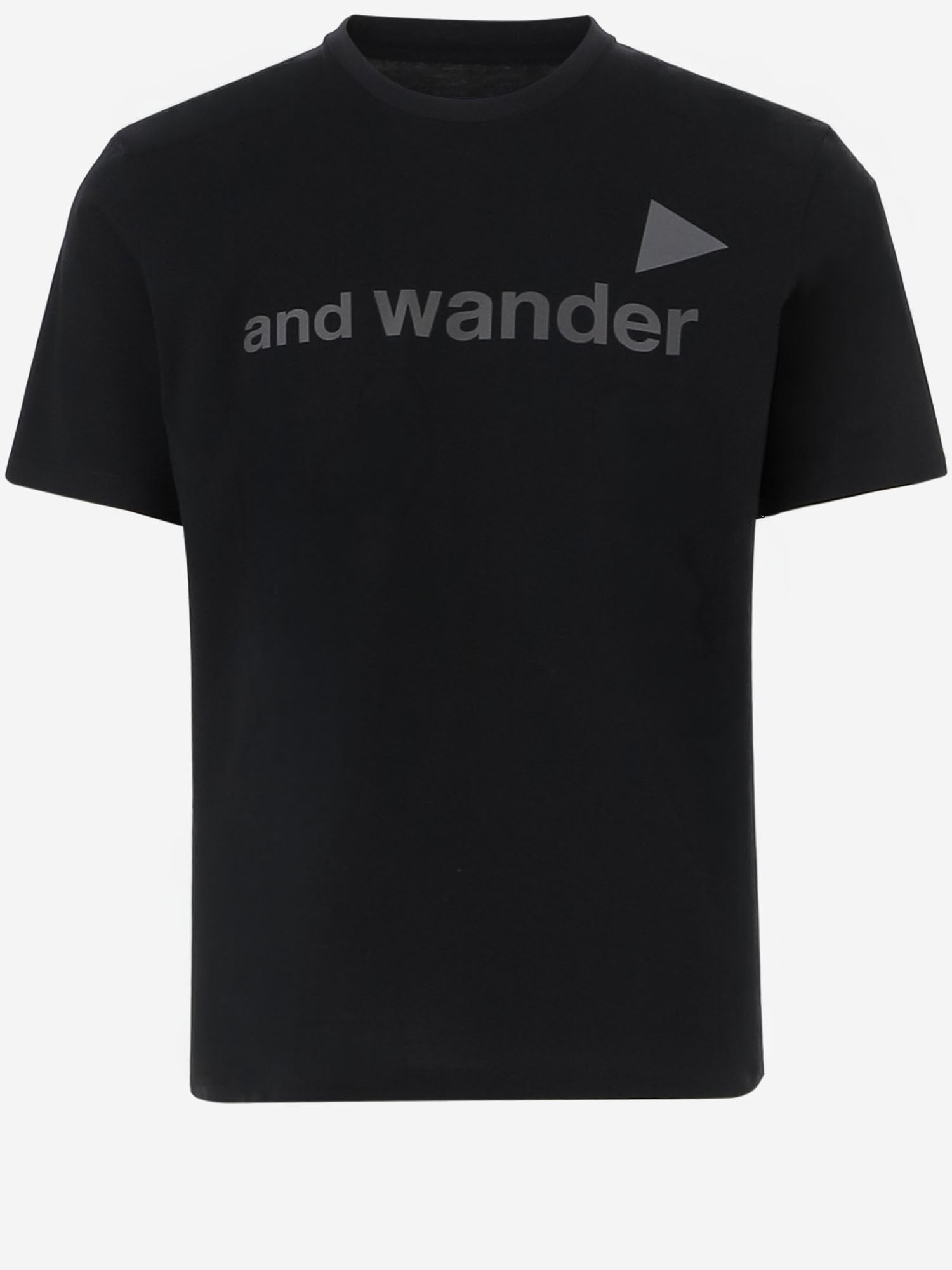 T-SHIRT IN COTONE CON LOGO 5746984098 010 AND WANDER 