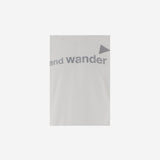 T-SHIRT IN COTONE CON LOGO 5746984098 030 AND WANDER 