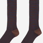 CALZINI IN COTONE CON RIGHE VERTICALI BOSTON B42 ANT45 