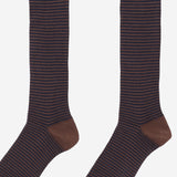 CALZINI IN COTONE CON RIGHE VERTICALI BOSTON B42 ANT45 