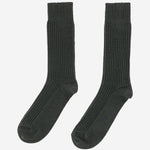 CALZINI IN COTONE A COSTE CON LOGO KISASA G51 ANT45 