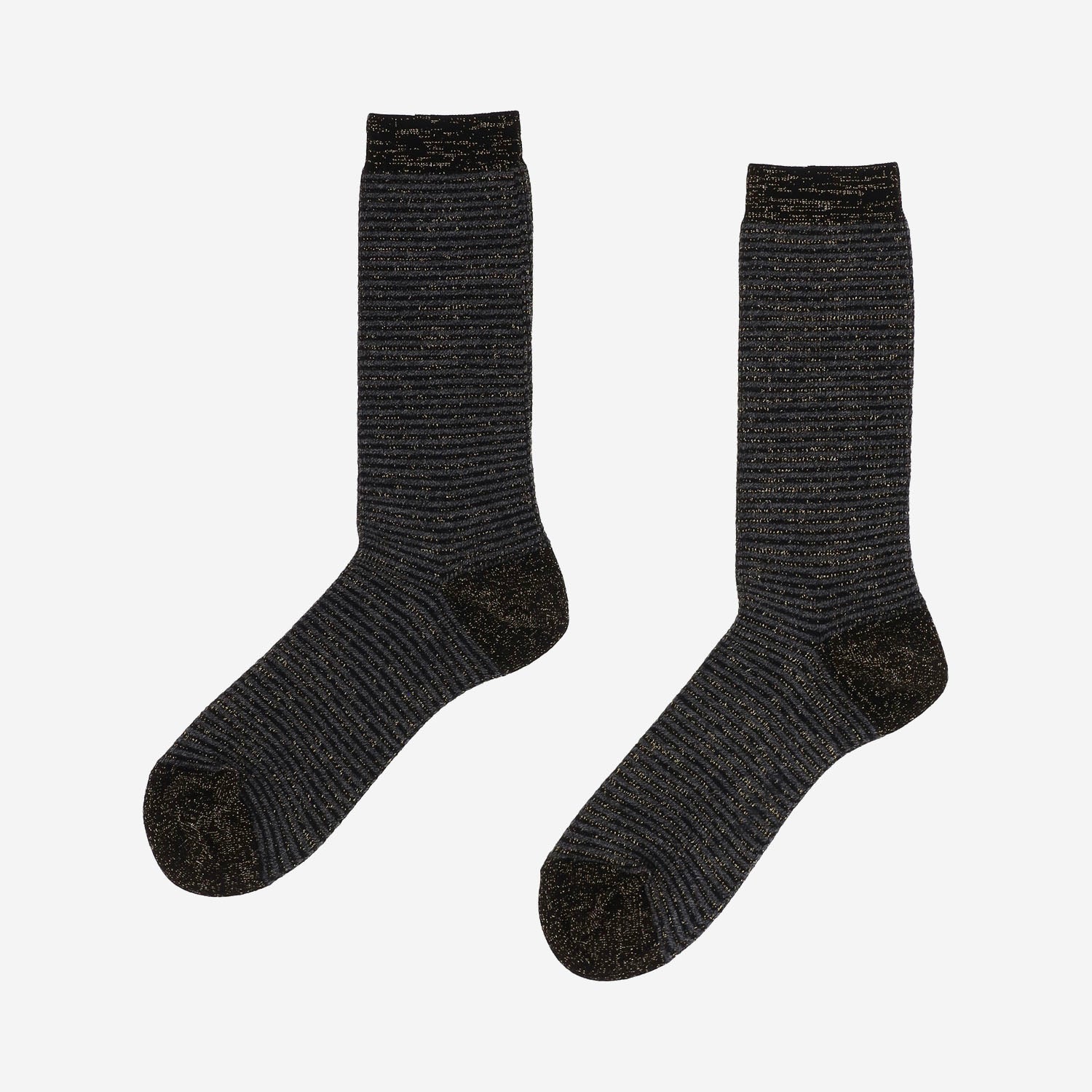 CALZINI IN MISTO COTONE A COSTE CON FILO METALLICO LAPUA K01 ANT45 