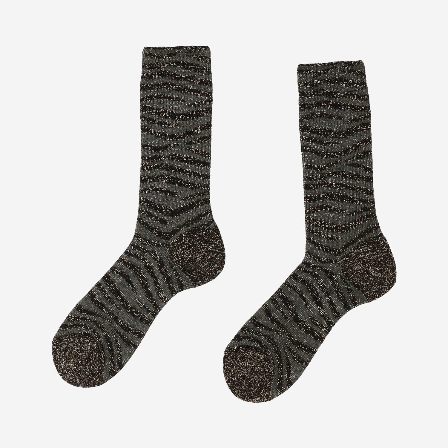 CALIZINI IN MISTO COTONE STRETCH CON MOTIVO ANIMALIER MALDEN G31 ANT45 