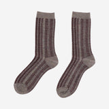 CALZINI IN MISTO LANA A COSTE CON RIGHE MANNAR B81 ANT45 