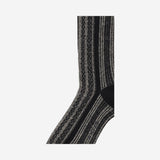 CALZINI IN MISTO LANA A COSTE CON RIGHE MANNAR K01 ANT45 