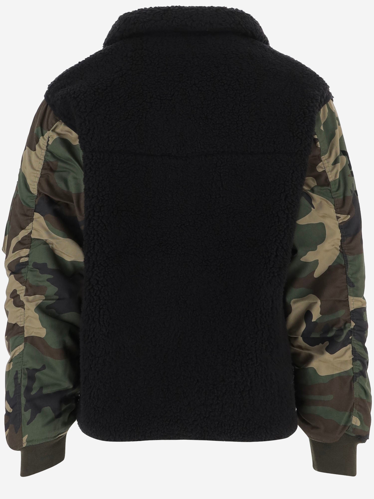 GIACCA IN MISTO COTONE CON INSERTI CAMOUFLAGE ANTOINE BLACK APRES SURF 