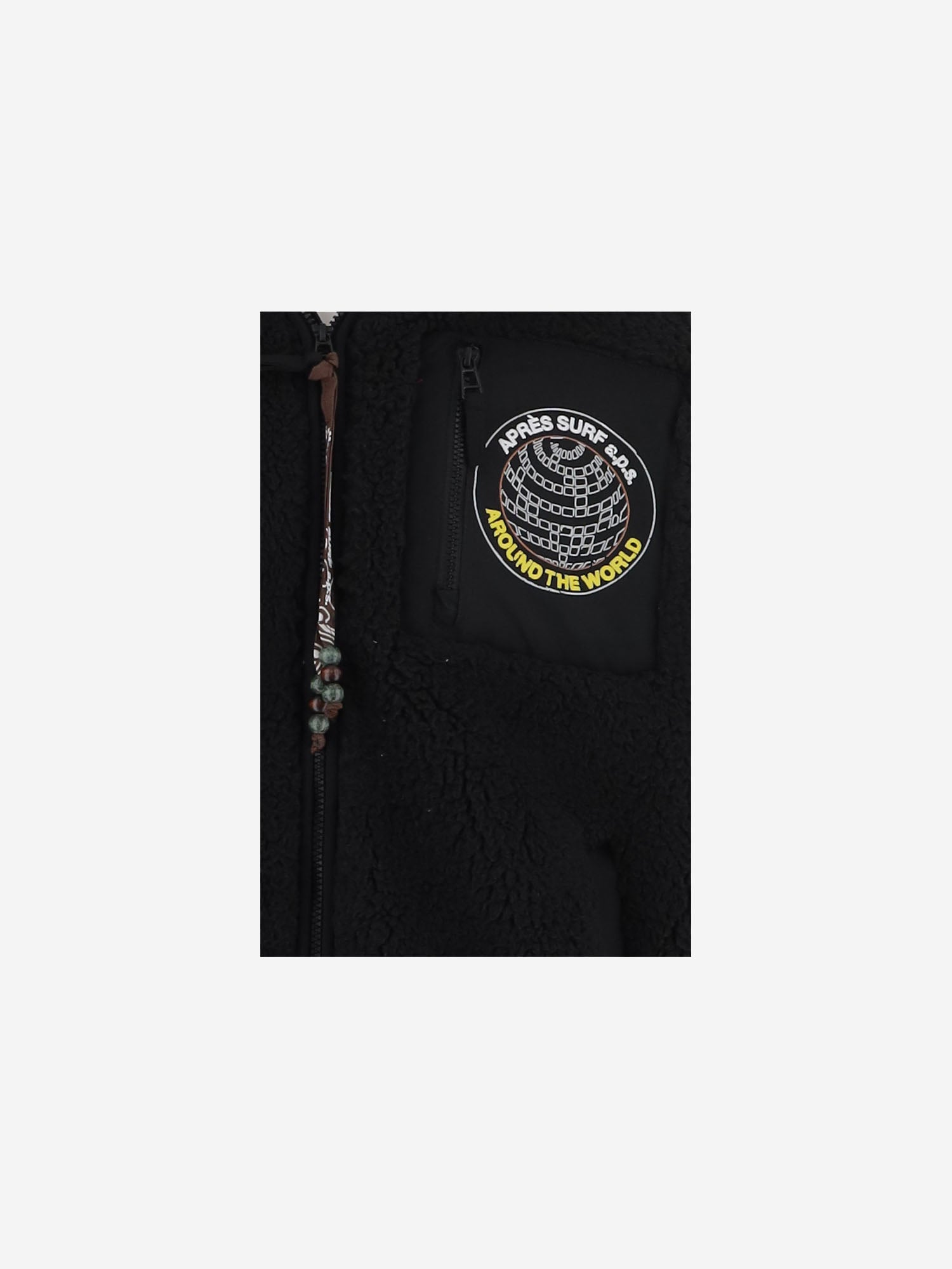 GIACCA IN MISTO COTONE CON INSERTI CAMOUFLAGE ANTOINE BLACK APRES SURF 