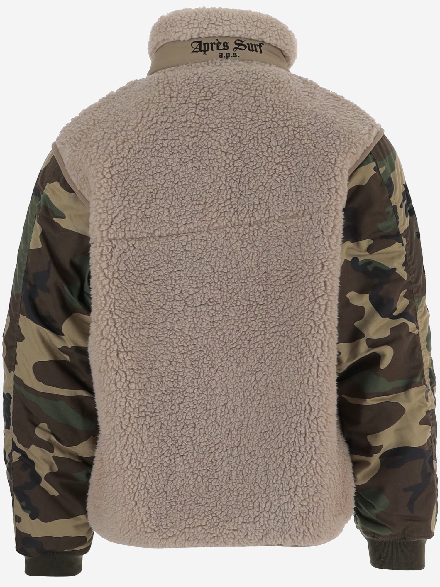 GIACCA IN MISTO COTONE CON INSERTI CAMOUFLAGE FLORIAN TEDDY APRES SURF 
